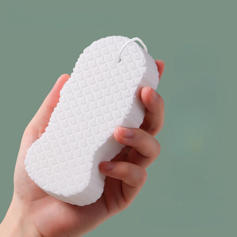 1PC 3D Magic Sponge Children's Bath Sponge Baby Cartoon Soft  Household Rub Ash  Artifact Peeling Dead Skin Exfoliating Massager