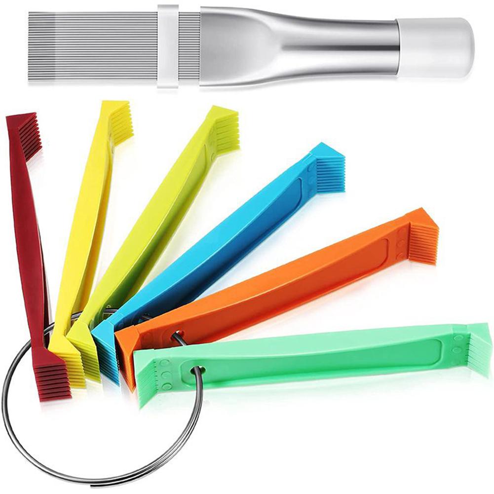 

Cleaning Brush Cooler Repair Combs Essential Cleaning Tool Set for Radiator and Air Conditioner Condenser Fin Comb