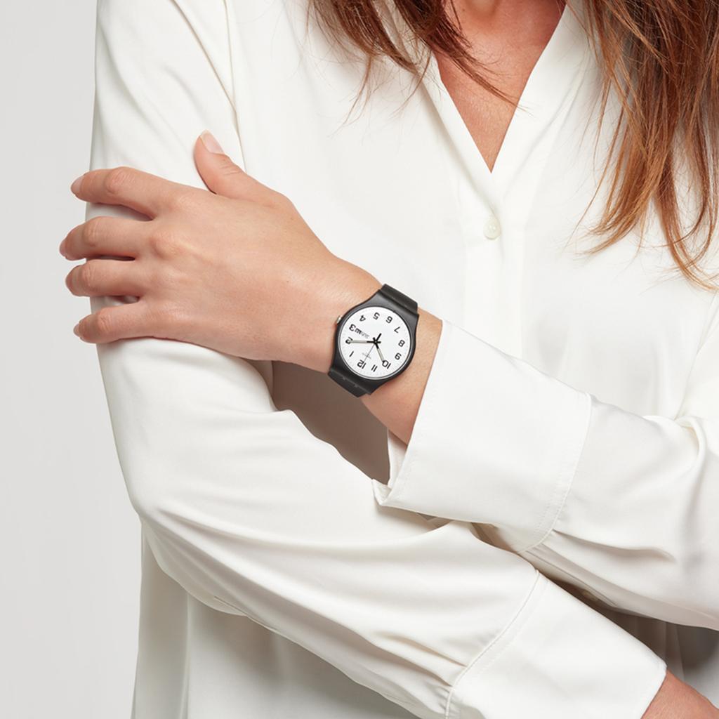 SWATCH Unisex 41mm White Watch SO29B703 SO29B703