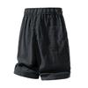 Men's Summer Five Quarter Shorts Solid Color Summer Loose Beach Pants