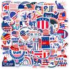 100 American Independence Day Stickers US President Independence Day Stickers Love Hat National Flag Decorative Stickers