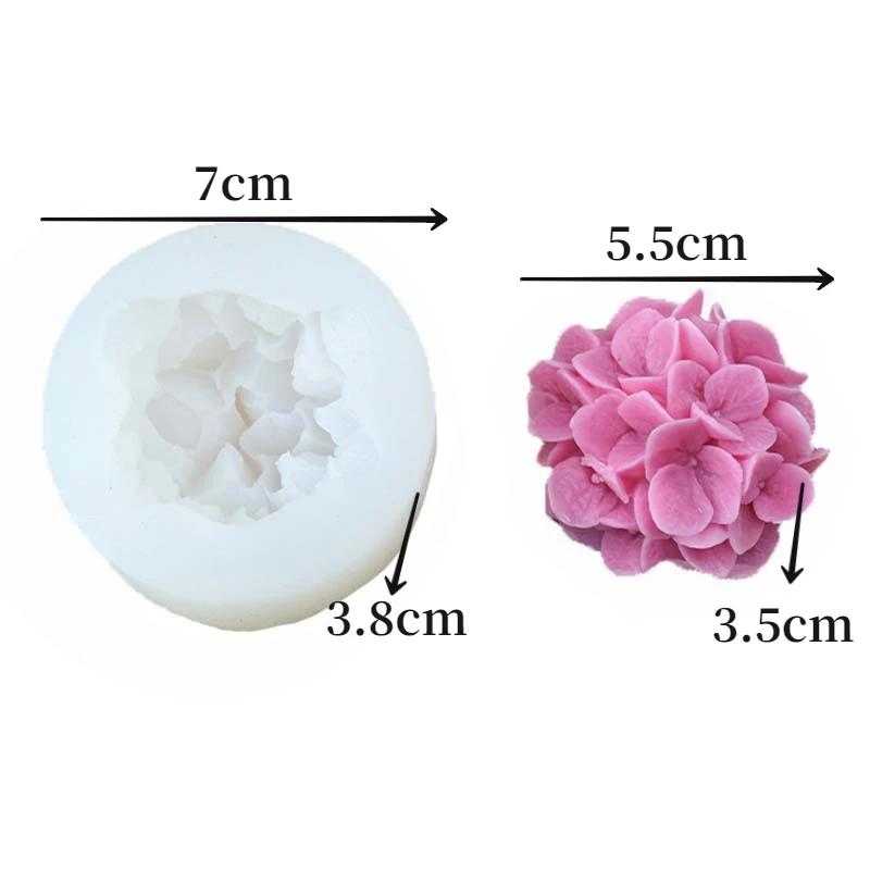 3D Love Rose Silicone Candle Mold Handmade Flower Crafts Resin Plaster Soap Molds for Valentine's Day Decoration Gift