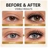 BMBN Curl Volume Mascara, Waterproof Smudge-Proof Black Mascara, Lengthening Thick Curly Eyelashes, Fiber Mascara for Long Lasting Eye Makeup