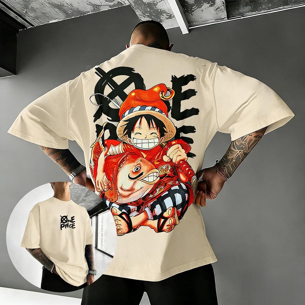 One Piece Luffy Anime Graphic T Shirt Men Women 2026 Summer Streetwear Tee Oversized Casual Short Sleeve Tops Cartoon Print Y2k
