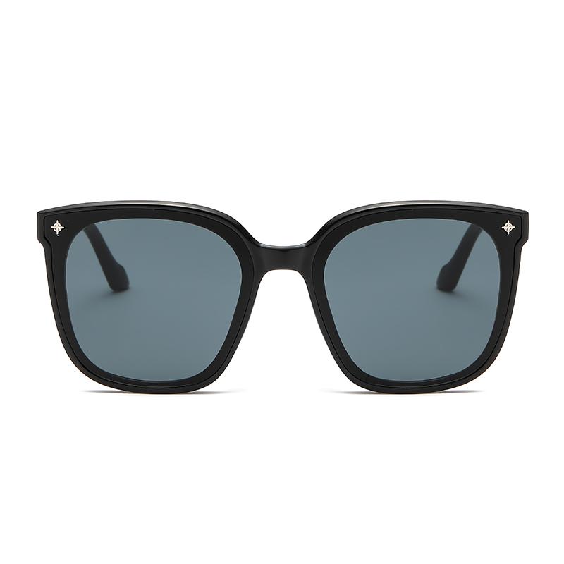 New Fashion Large Frame Square Sunglasses Classic Retro Eyeglasses Sunshade Street Po Sunscreen Sun Glasses Female