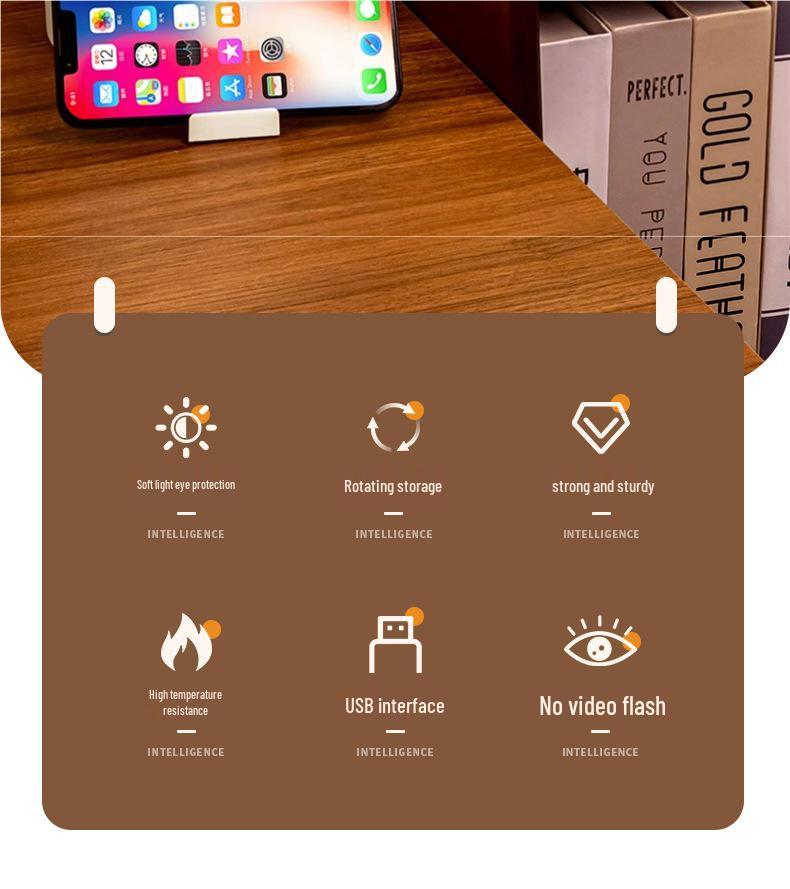 2025 Luxury Minimalist Bedside Lamp - Touch-Activated Night Light for Bedroom and Nighttime Feeding