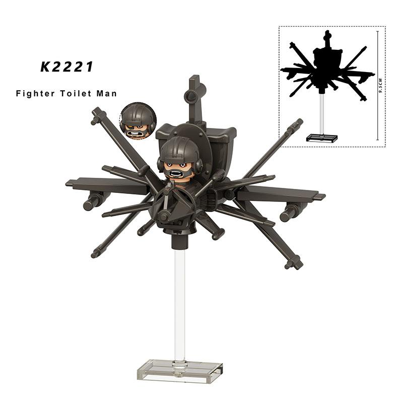 Skibidi Toalett Anime Rajzfilm Kockák Speakerman TV Ember Operatőr Akció MOC Toalett Ember vs Monitor Építőkockák A Hang