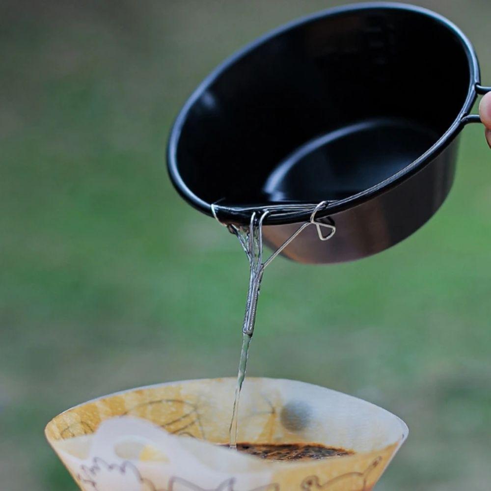 

Направляющая насадка для слива воды, носик для чашки из нержавеющей стали, проволочный носик для капель кофе, уличный инструмент