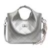 Retro bag women's large capacity 2025 new spring and summer casual shoulder handbag diamond commuter tote bag