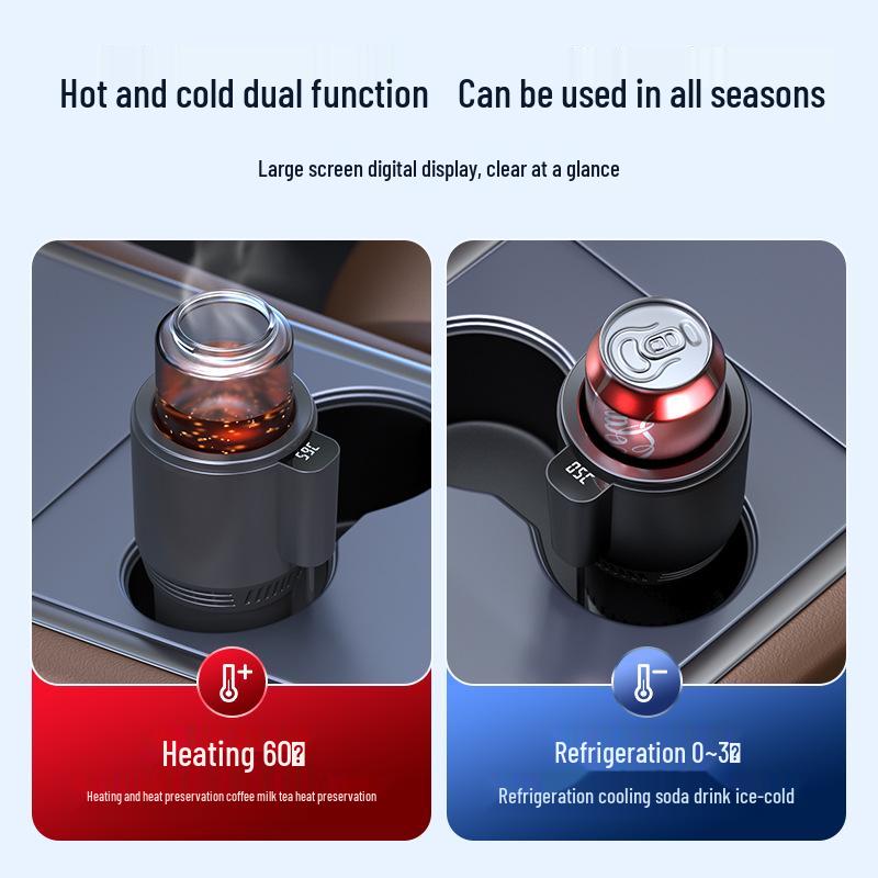 Car Cup Holder Temperature-Controlled Beverage Cooler/Warmer