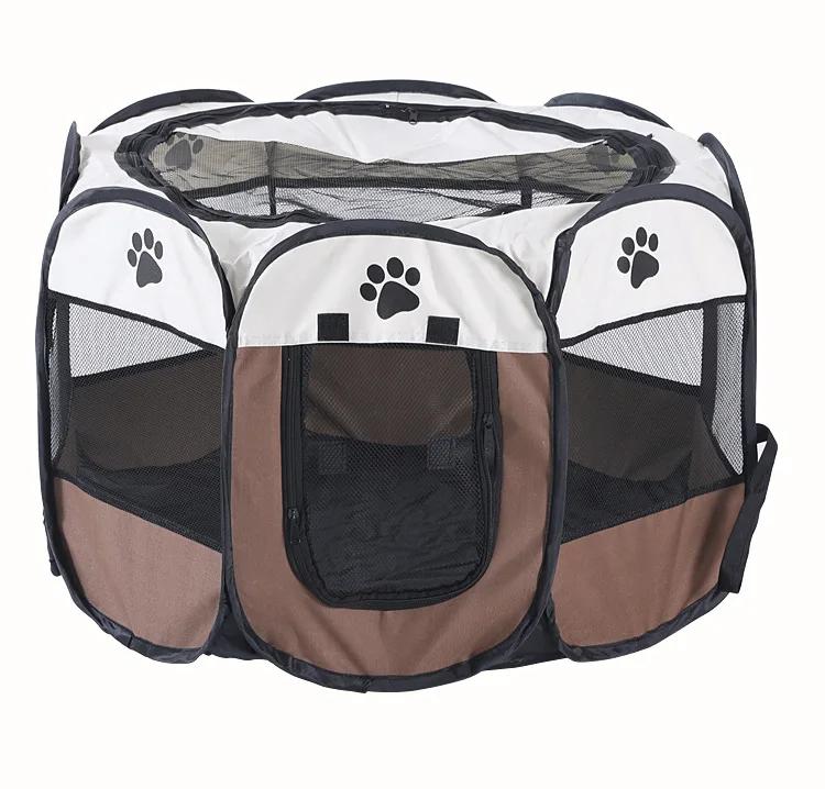 Oxford lightweight Puppy Pet Playpen for Medium Dogs Portable Cat Playpens Indoor Fence Foldable Doggie Play Pen Dog Fences