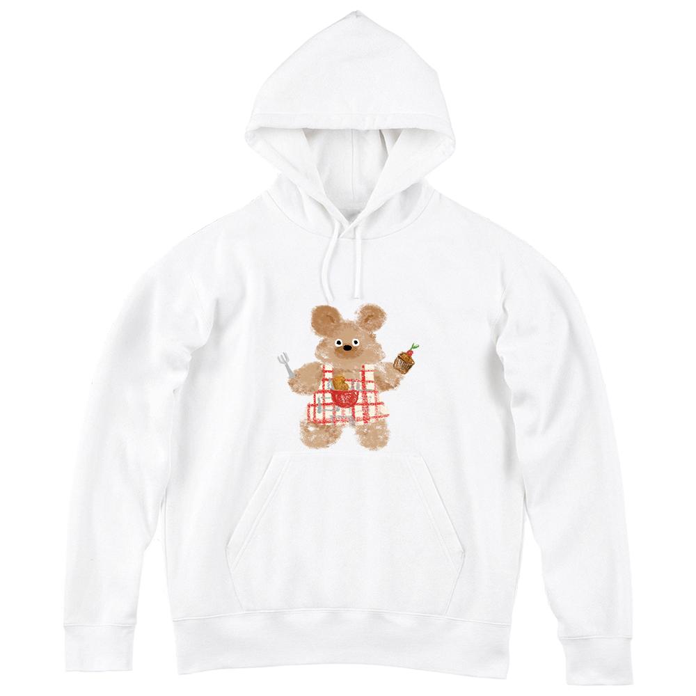 Peace Peace Cooking Bear Hoodie Black/L