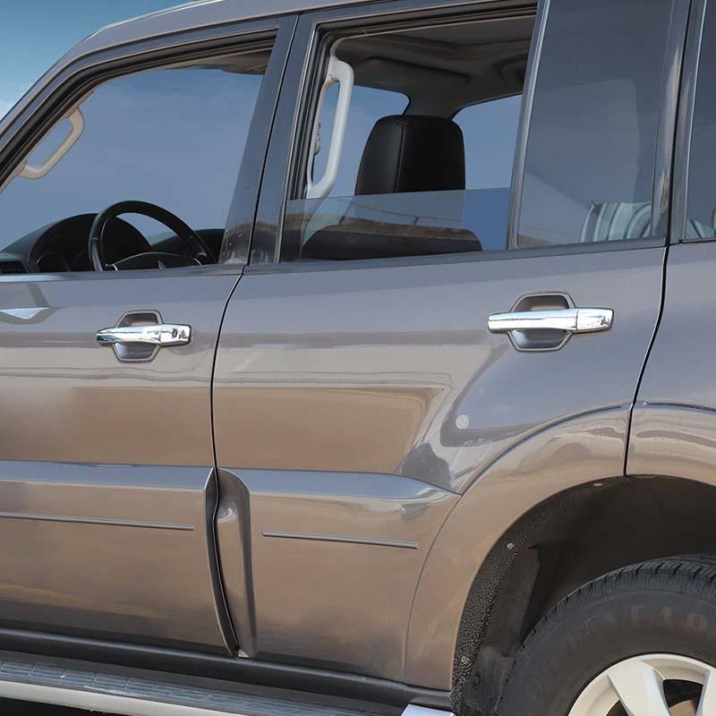  ABS Door Handle Decoration Cover Sticker Fit For Mitsubishi PAJERO 2007-2021 Exterior Accessories
