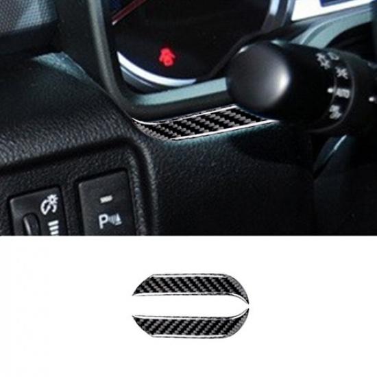 2pcs Carbon Fiber Dashboard Side Panel Cover Trim For Toyota 4Runner 2010-