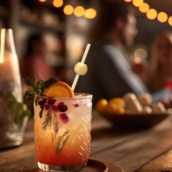 100 bucăți de selecționare de cocktail din bambus, cu capăt bilă auriu, furculiță de fructe din bambus, biodegradabilă, ecologică