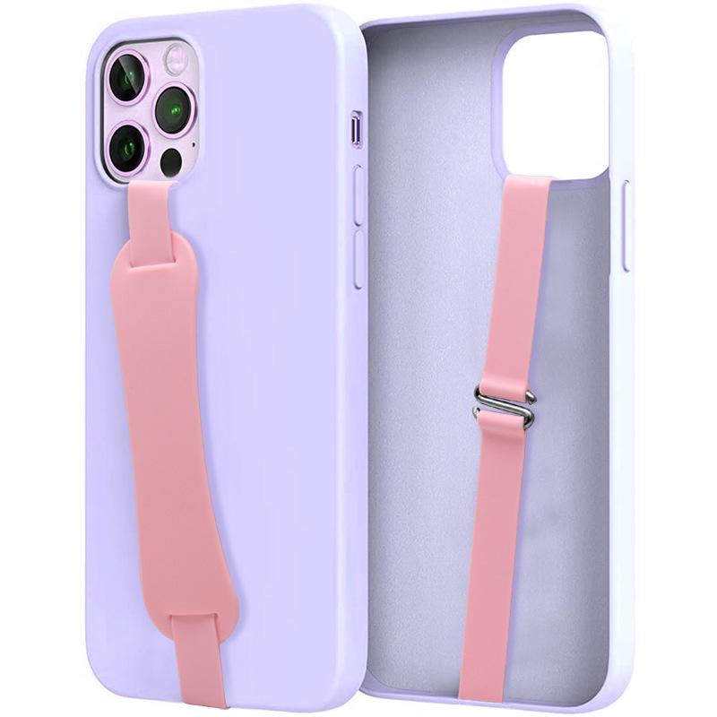 

Портативный шнурок для мобильного телефона с защитой от падения, креативным ремешком на запястье и пряжкой-кольцом розовый