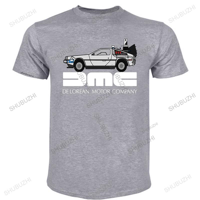Cotton Vintage Tshirt Men Summer Tees Brand Clothing DMC DELOREAN MOTOR COMPANY Unisex Loose Casual Tops Teeshirt Gifts