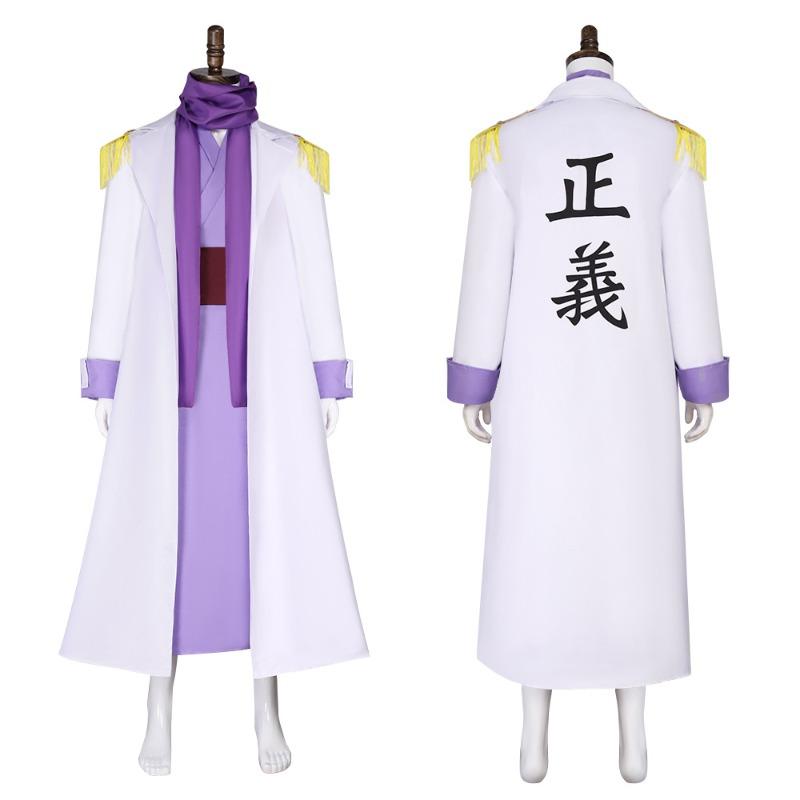ONE PIECE Fujitora cosplay suit, Halloween Fujitora cosplay set one piece
