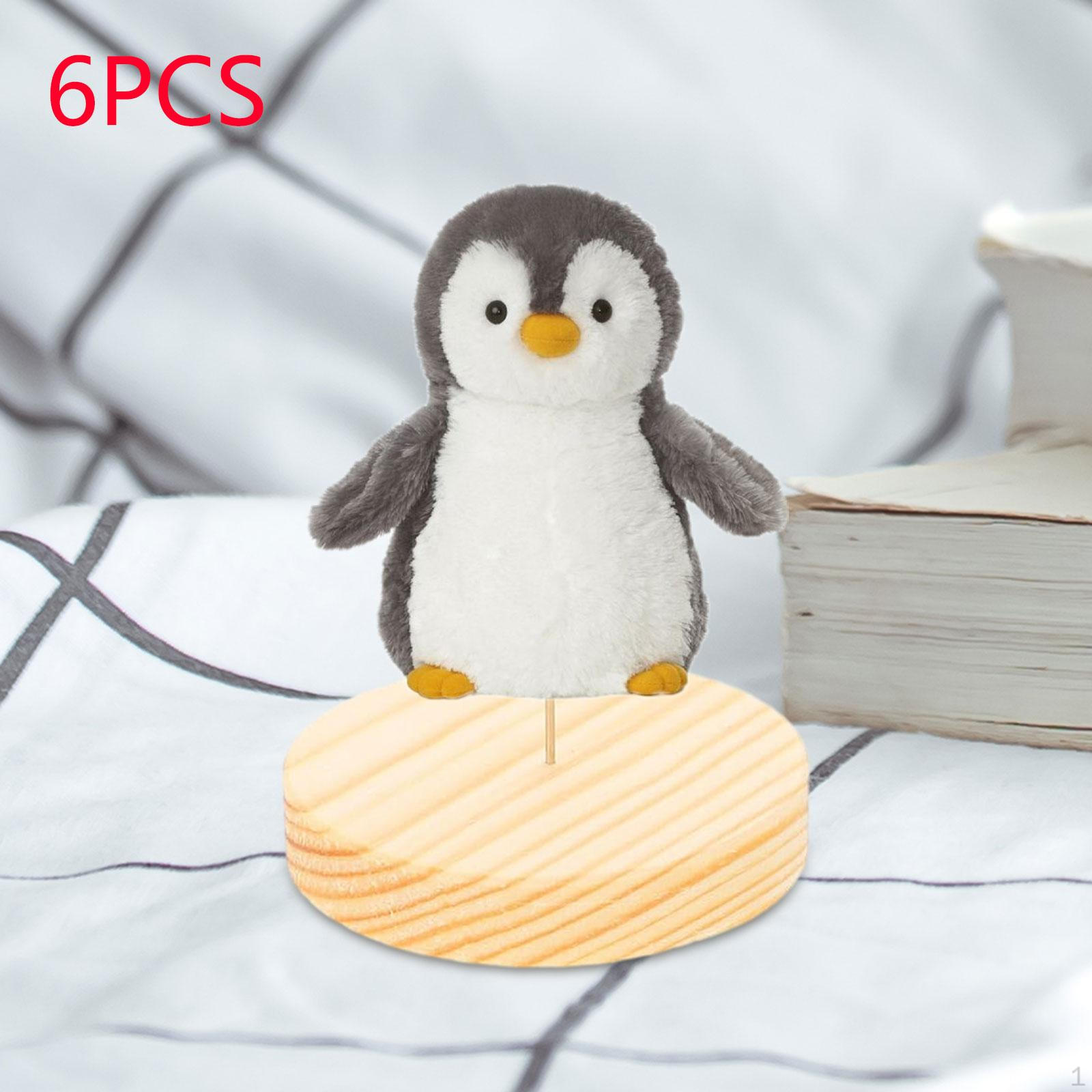 

6 шт. Подставка для кукол, вязаных крючком, держатели, стеллаж для хранения войлочных изделий из животных в деревенском стиле single pin