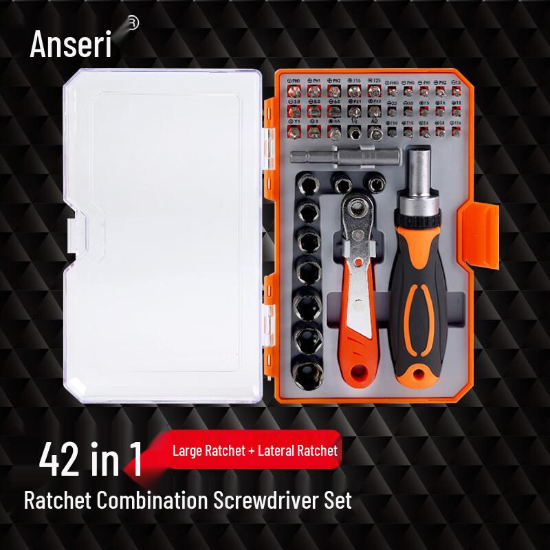 Ansell Precision 42-in-1 Ratchet Screwdriver Set