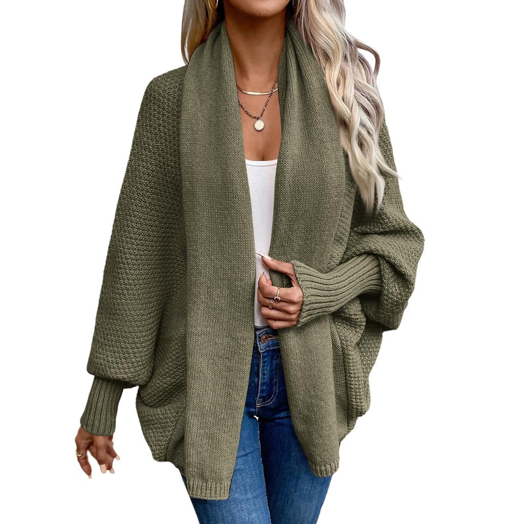 Womens Oversized Cardigan Sweaters Open Front Knit Casual Long  Sleeve Fall Sweater Coats