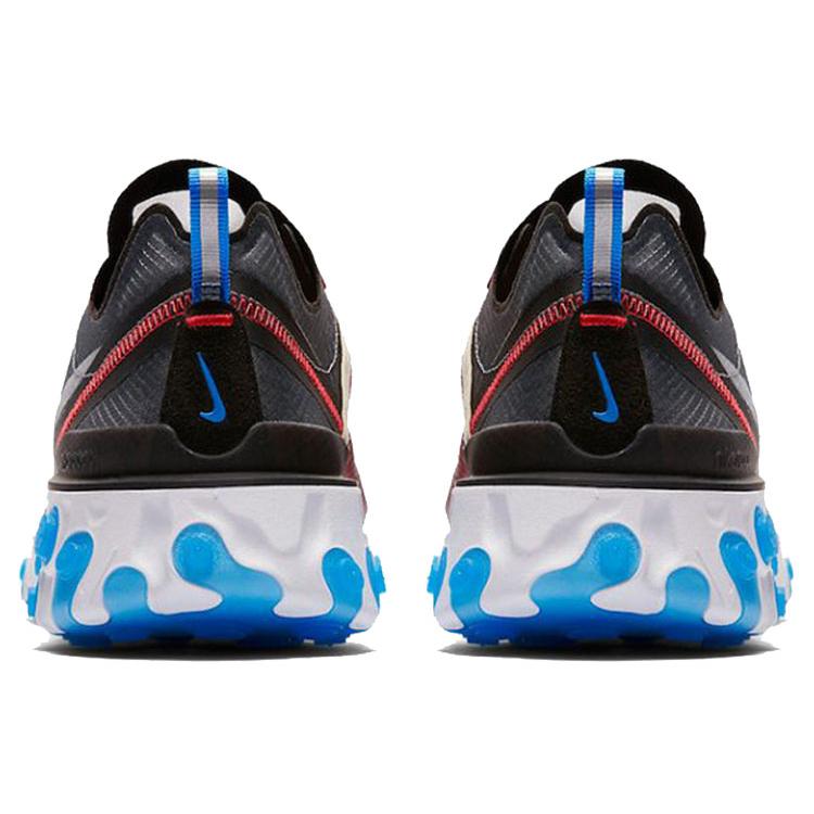 New Nike React Element 87 Dark Grey Photo Blue AQ1090-003