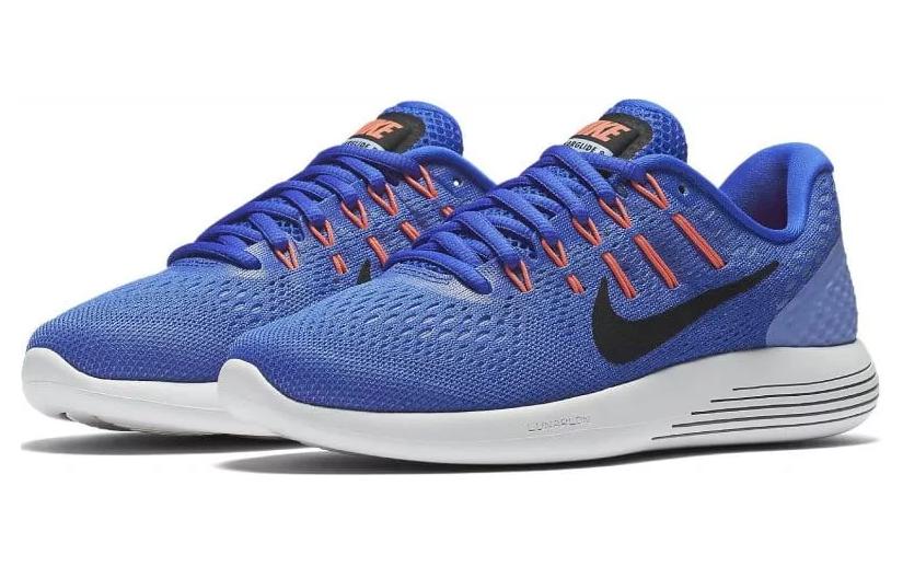 Nike Lunarglide 8 'Med Blue Black Aluminum' Women's 843726-406