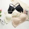 Seamless Liquid Foundation Halter Backless Top 3 Convertible Ways High Stretch Daily Bralette