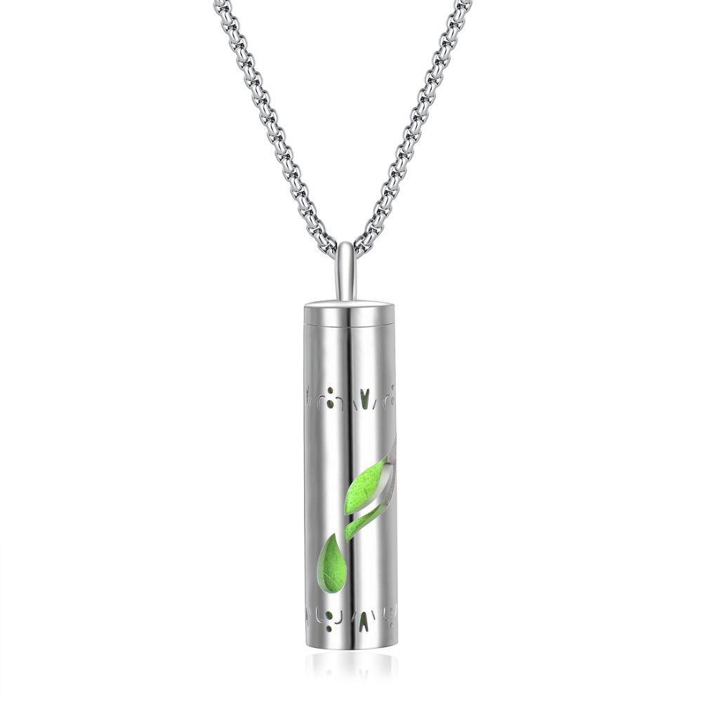 Stainless Steel Perfume Oils Necklace Essential Oil Diffuser Necklace  Jewelry Accessories