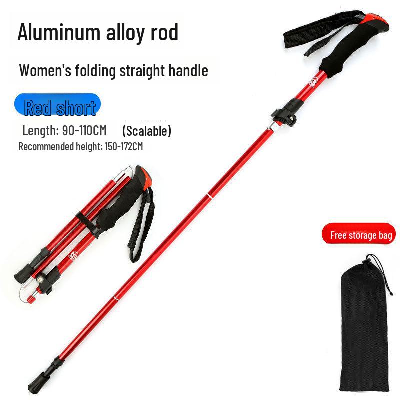 Teleskop-Falt-Trekkingstock aus Aluminiumlegierung