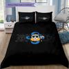 One Piece Logo Pattern Bedding Quilt Set Quilt Cover Pillowcase Home Birthday Gift(1 * Duvet Cover + 2 * Pillowcase, Without Core)