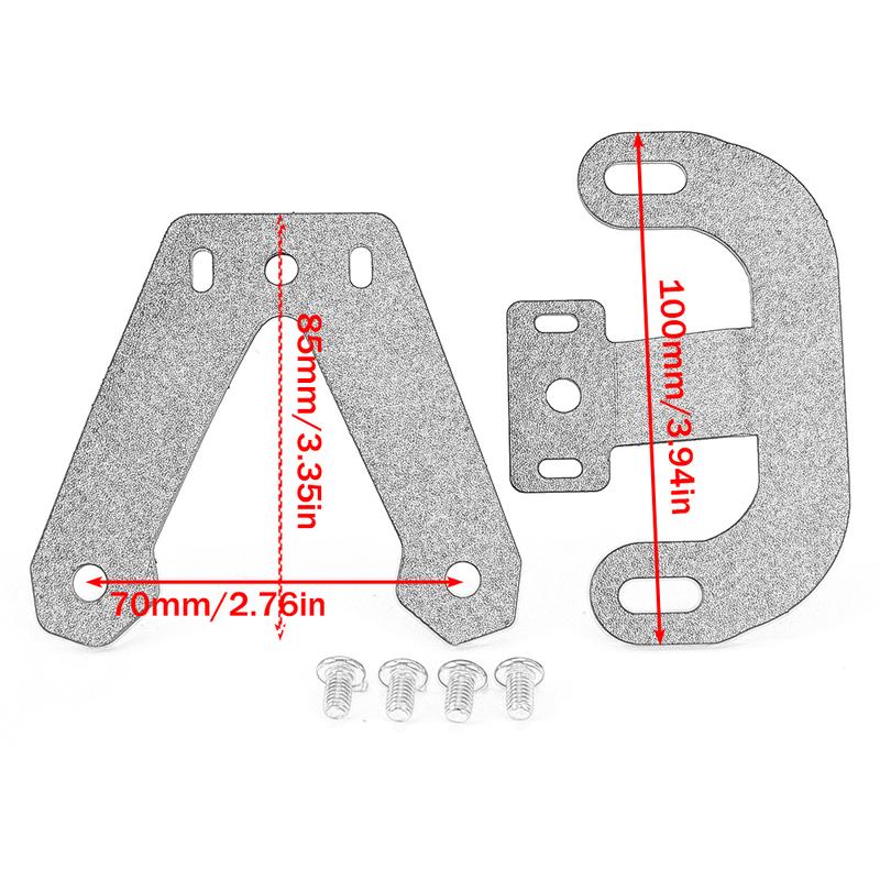 Front And Rear DVR Data Logger Navigation Bracket Holder for Kawasaki Ninja400 Ninja 400 2018-2024 Ninja500 Ninja 500 2024-2025