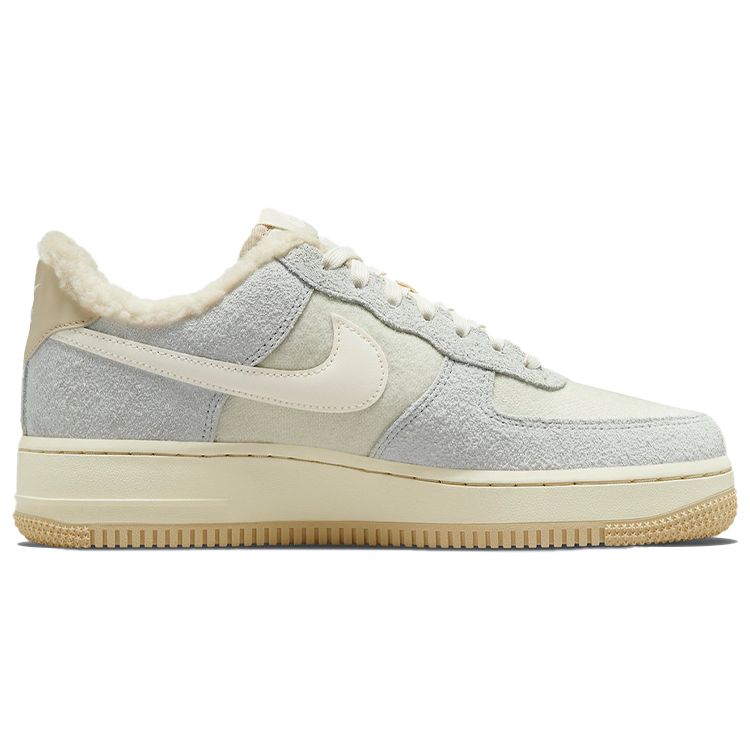 Nike Air Force 1 07 LV8 Photon Dust Sherpa Women Sneakers Cream Pale-Ivory Cashmere DO7195-025