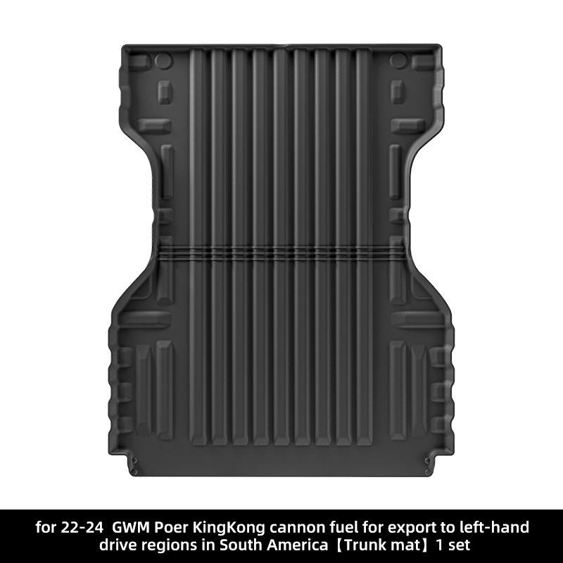 22-24 Great Wall King Kong Cannon Floor Mats: TPE Car Mats & Rear Cargo Bed Mats