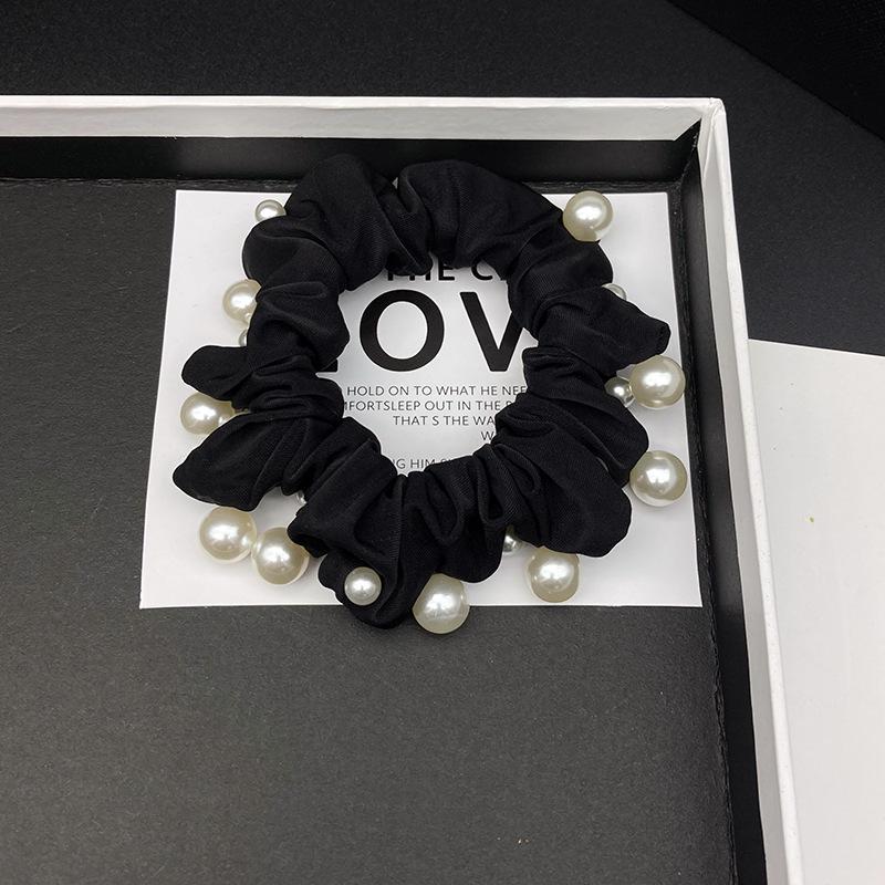 French Elegant Pearl Hair Tie: Versatile High-Grade Ponytail Accessory