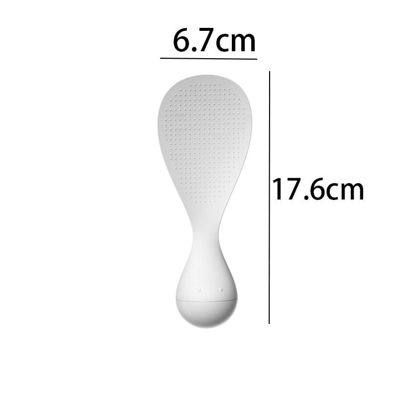 Heat-Resistant Non-Stick Stand-Up Rice Spoon for Kitchen Use
