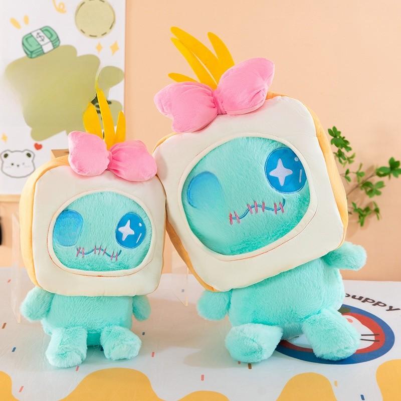 Disney Stitch Little Golden Retriever Plush Toy Soft Cushion Gift For Kids