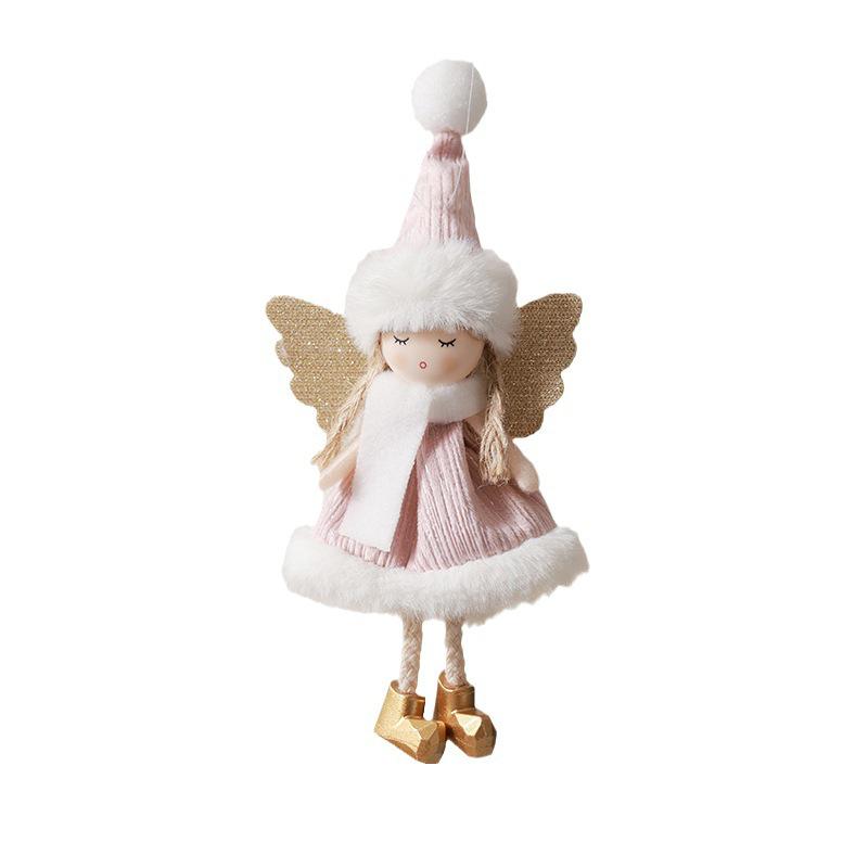 CutPlush Christmas Angel Ornaments - Fairy Doll Hanging Decor for Christmas Treee