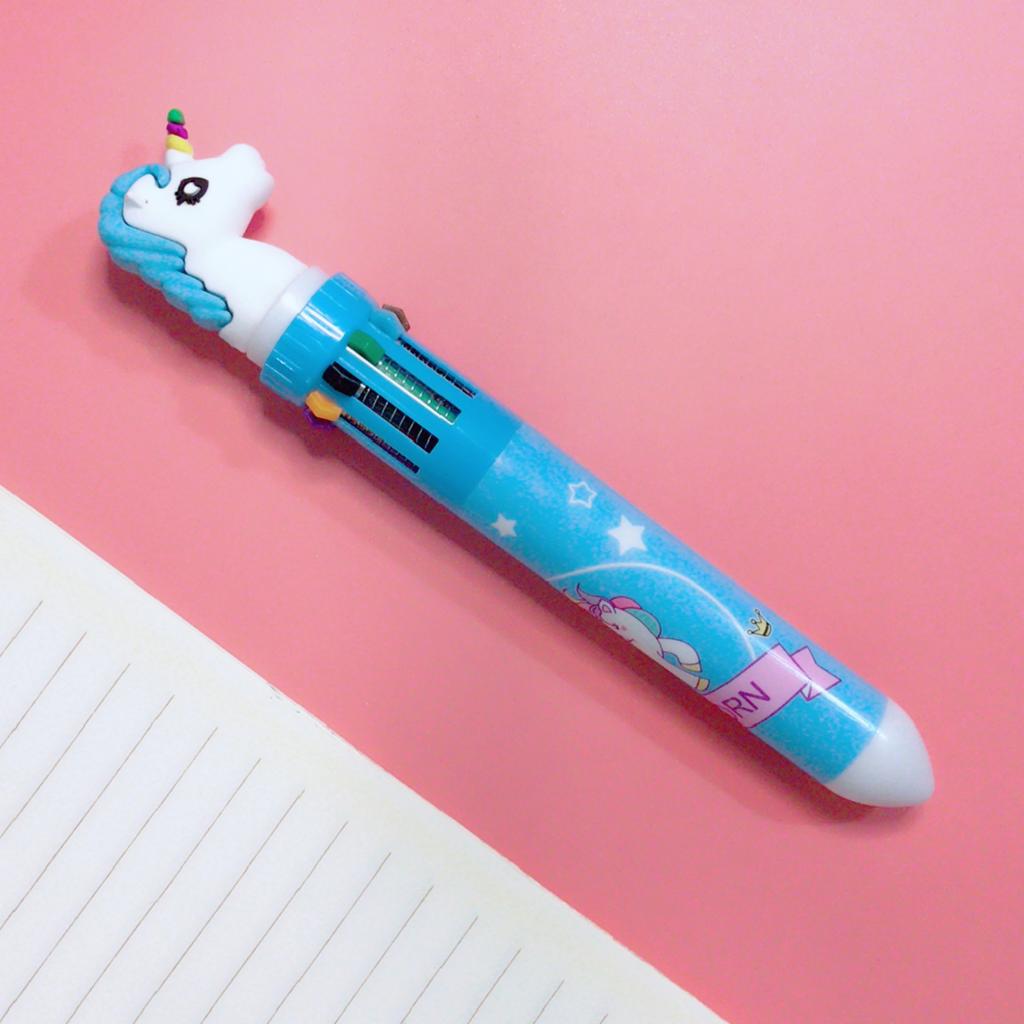 1Pc  10 Color Cartoon Pen Gifts Birthday Party Christmas Wedding Guest Gifts Carnival Party Gift Pack for School Office Art Craft Back To School Gif
