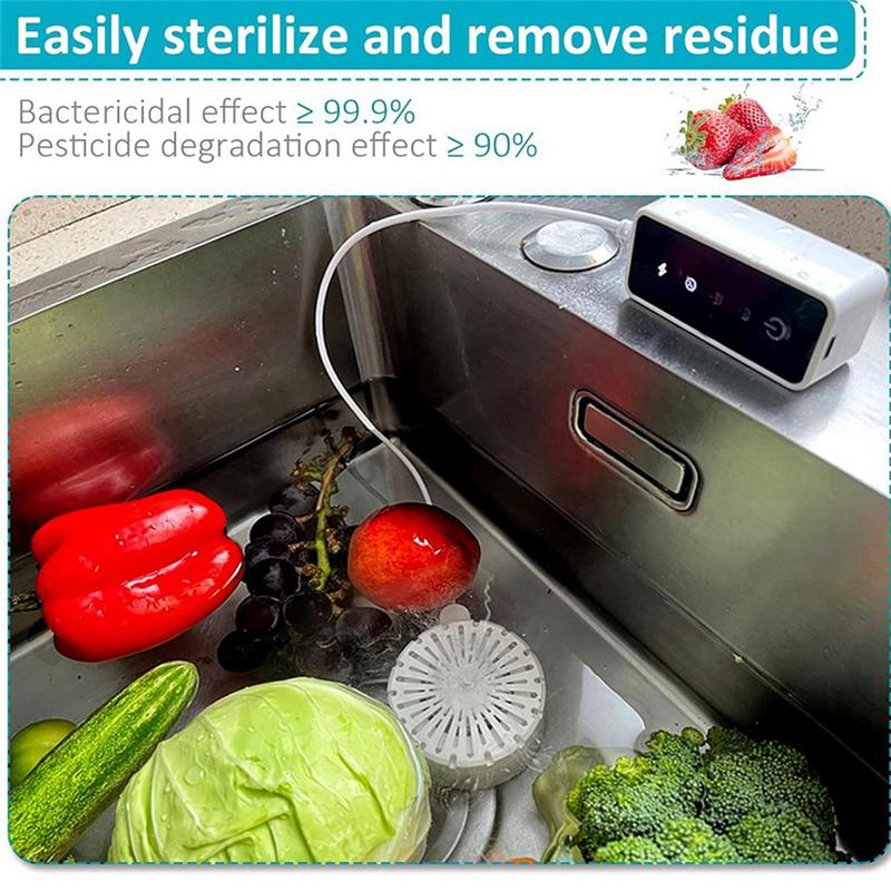 A25F-Fruit And Vegetable Washing Machine, Portable Fruit And Vegetable Cleaner Device, For Vegetables, Rice, Meat,Tableware