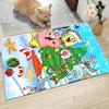 Christmas Spongebob Celebration Carpet Rug Soft Washable Anti Slip Home Living Room Sofa Mats Personalized Christmas Rug