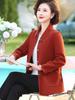 Hengyuanxiang Women's Plus Size Spring/Autumn Jacket for Middle-Aged & Elderly – Fashionable Outerwear