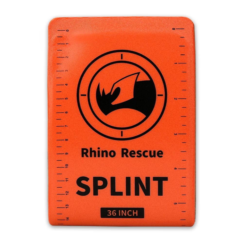 RHINO RESCUE Erste-Hilfe-Schiene 36" x 4,3" Grün-Grau, Knochen in Position halten Für Camping Wandern Befestigung Knochen Notfall-Kit