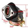 Rubber 157QMJ 152QMI Carburetor Intake Carb Manifold Pipe Clamp Set for GY6 125cc 150cc Engine Scooter Moped ATV Go Kart