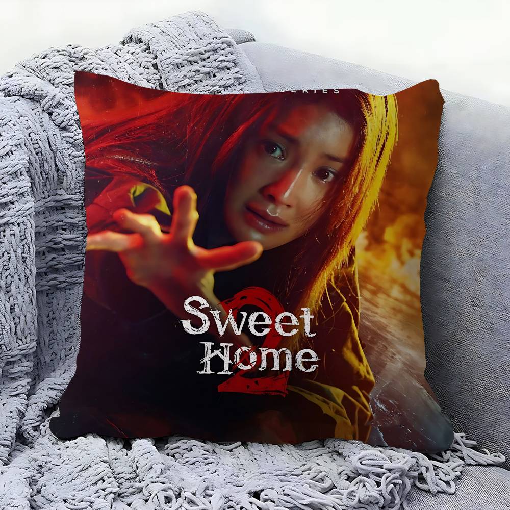 Movie S-Sweet Home Cushion Cover Pillowcase Upholstery Sofa Throw Pillow Home Decor Pillowcas