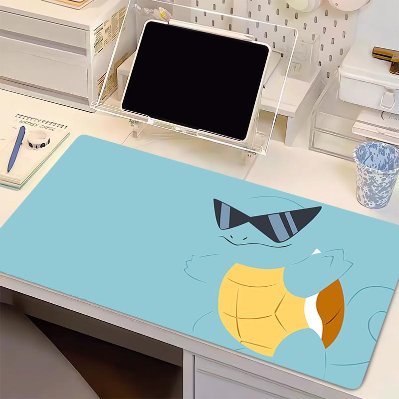 Anime Computer Mouse Pad Game MousePads Gaming PPokemon Squirtle Mousepad Soft Desk HighQuality MausePad Keyboard Mouse Carpet