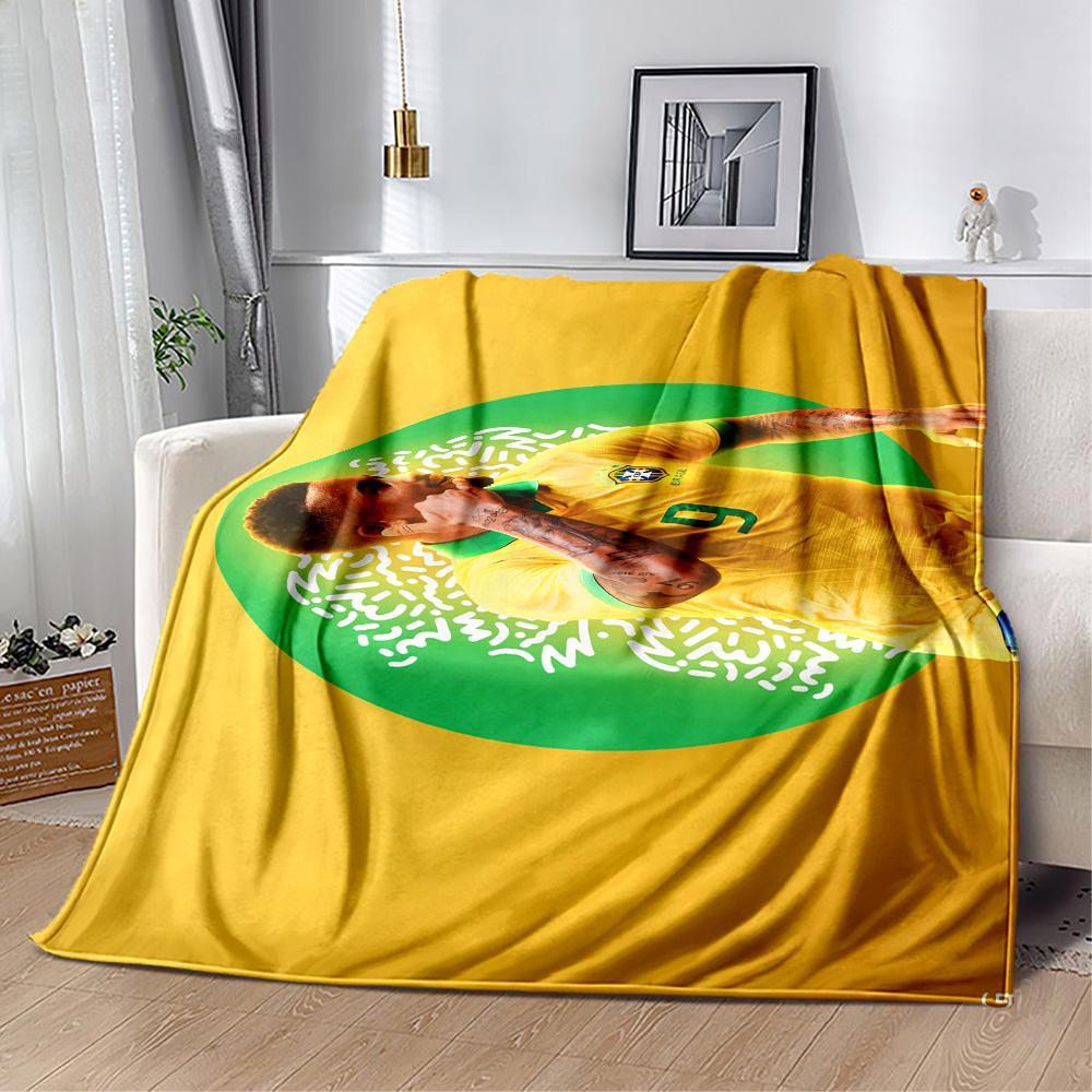 Brazilian Celebration Blanket Warmthful Decor Great for Chair Picnics Bed Four Seasons Multipurpose Warmthful Decor