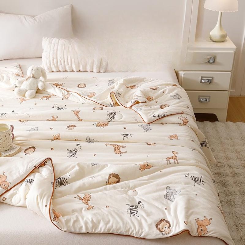 Brangdy Kinder-Strick-Sommerdecke