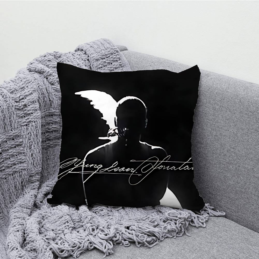 Yung Lean Jonatan Pillow Case Print Polyester Fiber 40X40 cm Home Sofa Throw Cushion Cover Decoration