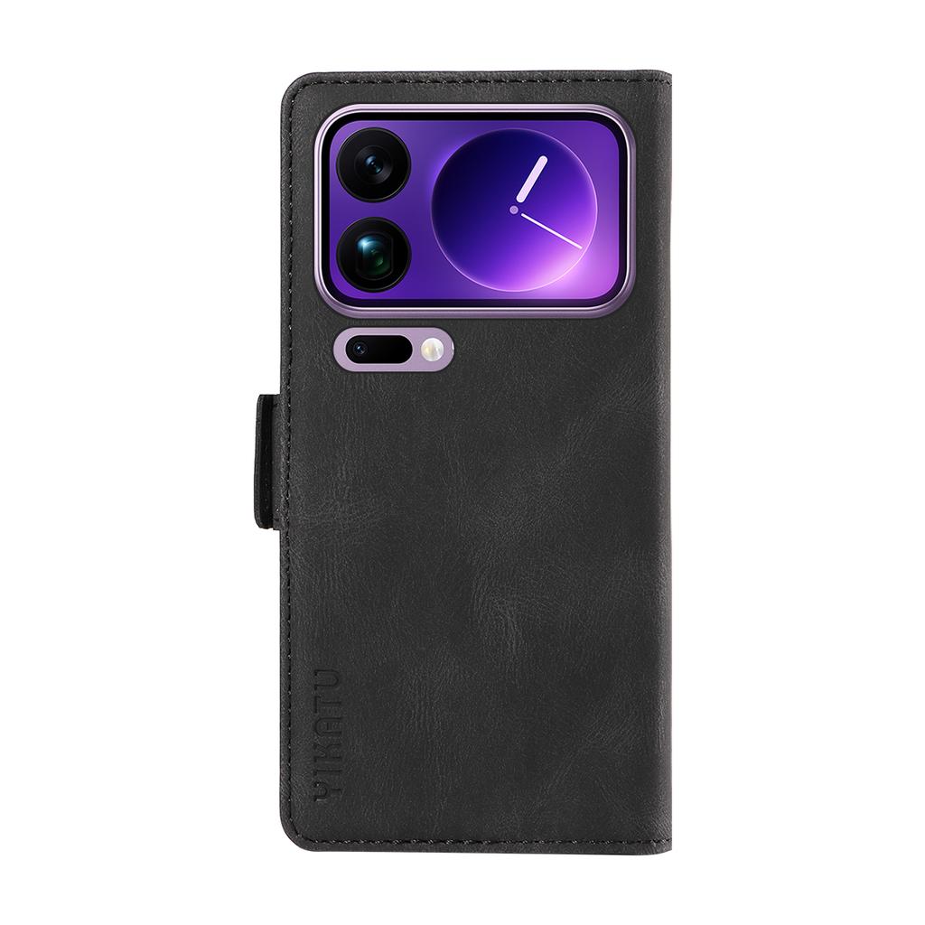 For Xiaomi 17 Pro Max Leather Case YIKATU YK-005 Skin-touch Feeling Wallet Phone Cover